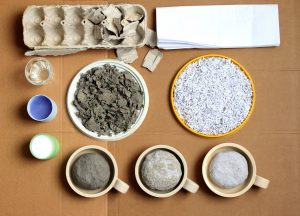 Materials for paper mache preparation